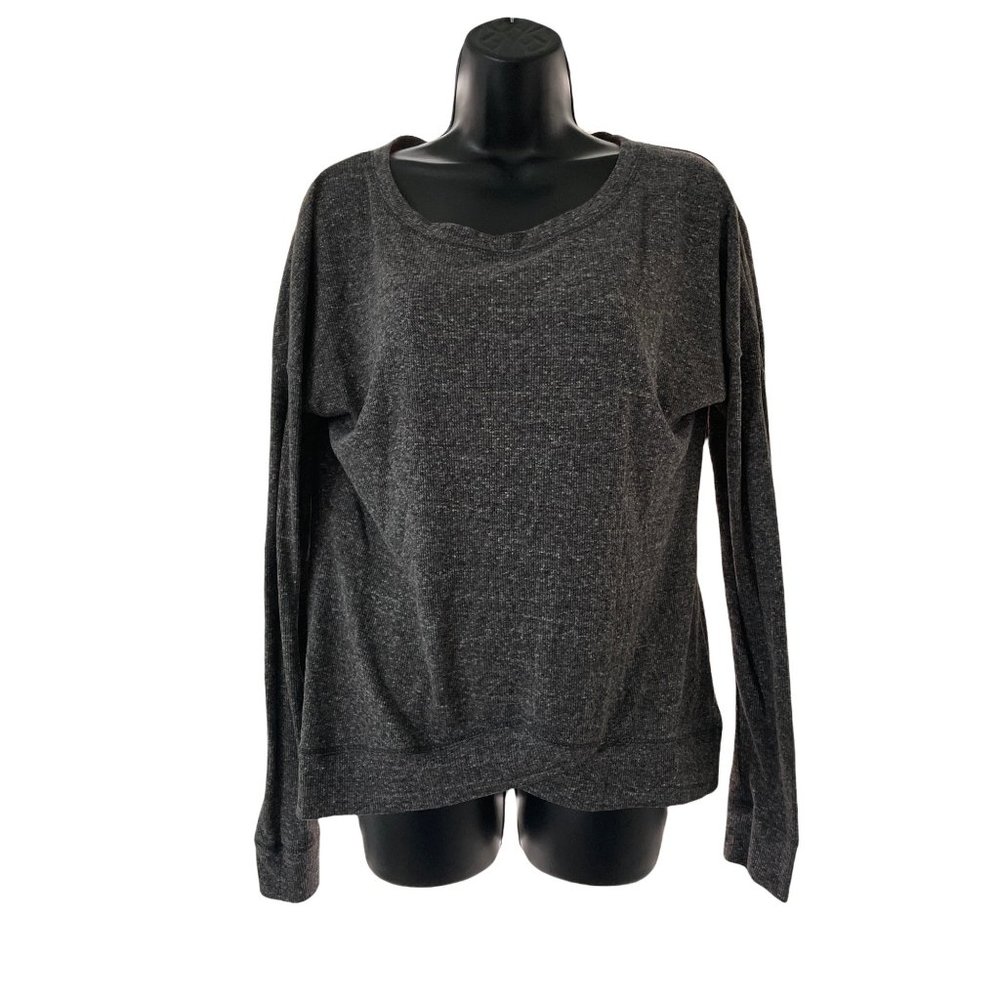 Maurice's L Gray Crew Neck Long Sleeve Lightweight Thermal